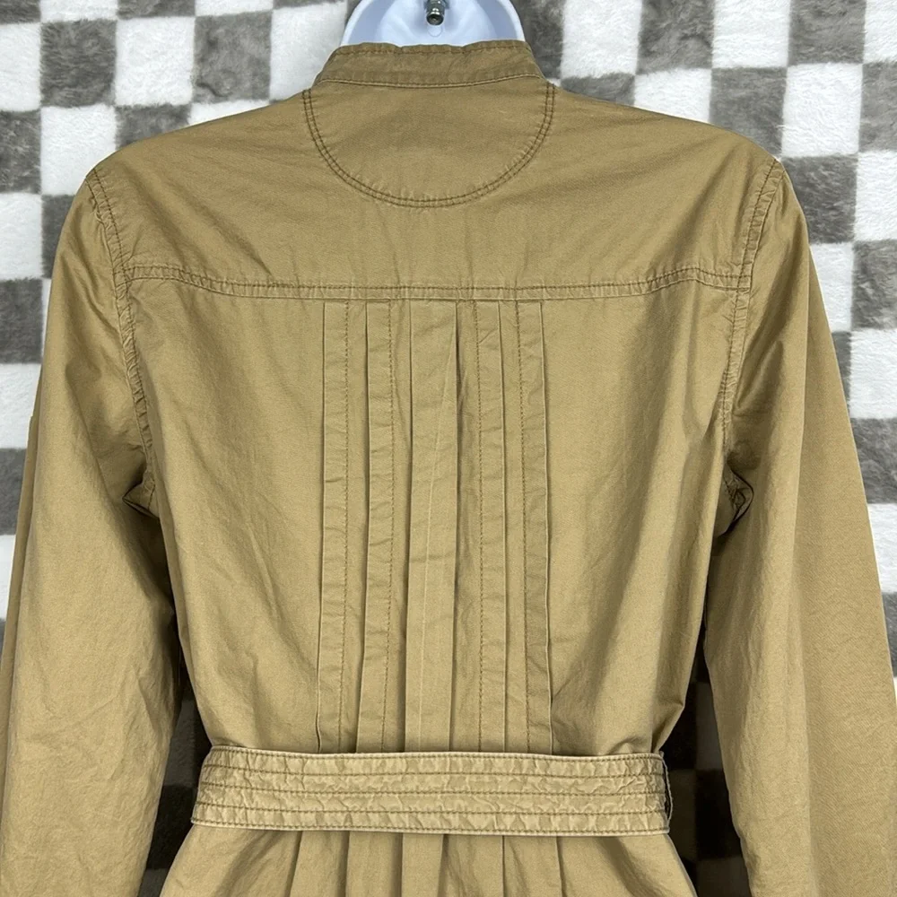 Converse One Star Dress Button down long sleeve size S kakhi tan - Picture 6 of 9